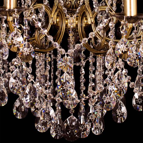 Люстра бронзовая Мелания №8 в Кирове Гусь Хрустальный