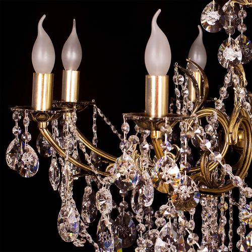 Люстра бронзовая Мелания №8 в Кирове Гусь Хрустальный