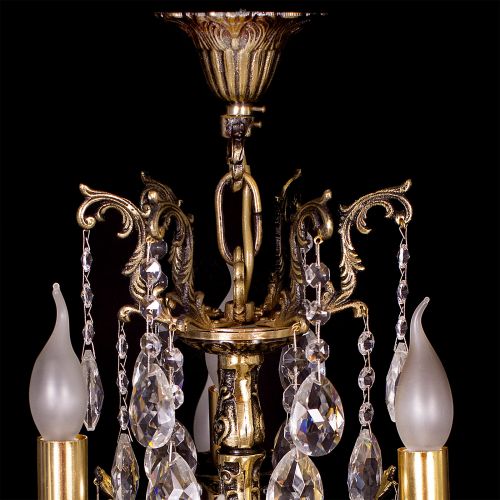 Люстра бронзовая Мелания №9 в Кирове Гусь Хрустальный