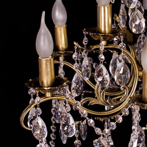 Люстра бронзовая Мелания №9 в Кирове Гусь Хрустальный