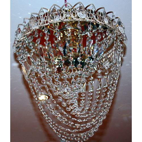 Люстра Катерина зеркальная Водоворот в Кирове Гусь Хрустальный