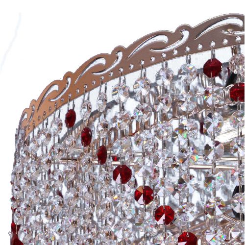 Люстра Капель обтикон цветной в Кирове Гусь Хрустальный