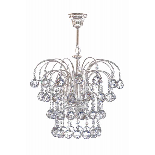 Люстра Каскад Шар 40 мм в Кирове Гусь Хрустальный