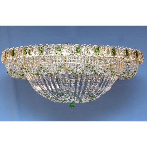 Люстра Кольцо 1000 мм Купол цветная в Кирове Гусь Хрустальный