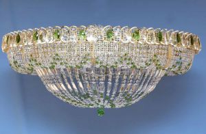 Люстра Кольцо 1000 мм Купол цветная в Кирове отзыв и фото покупателя