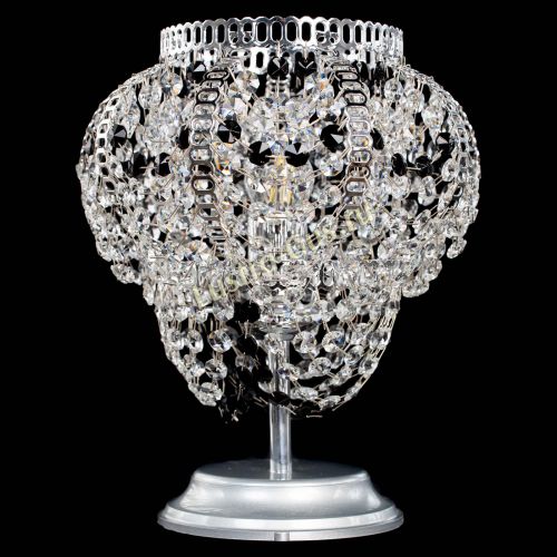 Настольная лампа Альфа №1 черная в Кирове Гусь Хрустальный