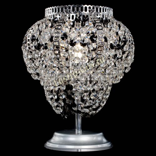 Настольная лампа Альфа №1 черная в Кирове Гусь Хрустальный