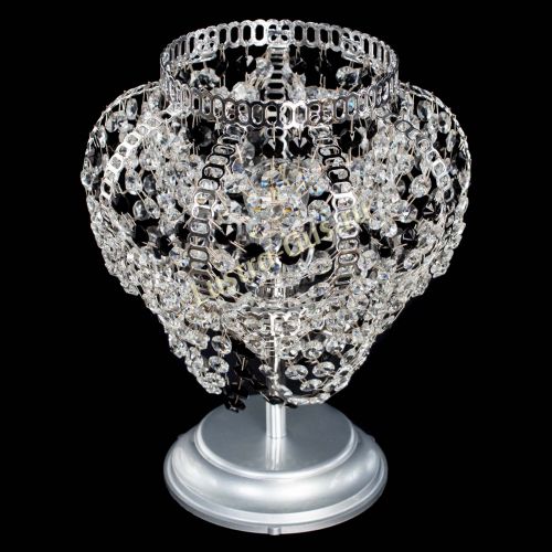 Настольная лампа Альфа №1 черная в Кирове Гусь Хрустальный