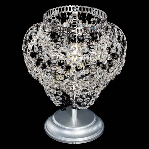 Настольная лампа Альфа №1 черная в Кирове Гусь Хрустальный