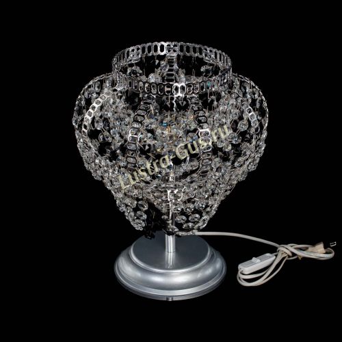 Настольная лампа Альфа №1 черная в Кирове Гусь Хрустальный