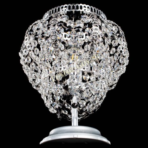 Настольная лампа Альфа №1 черная в Кирове Гусь Хрустальный