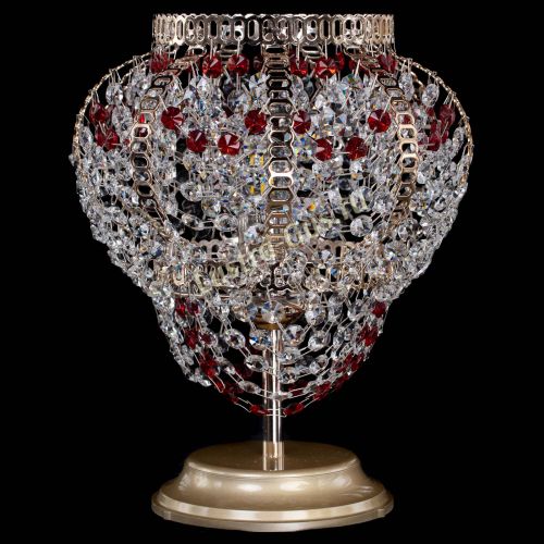 Настольная лампа Альфа №1 красная в Кирове Гусь Хрустальный