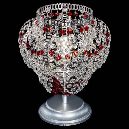 Настольная лампа Альфа №1 красная в Кирове Гусь Хрустальный