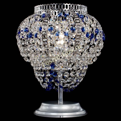 Настольная лампа Альфа №1 синяя в Кирове Гусь Хрустальный