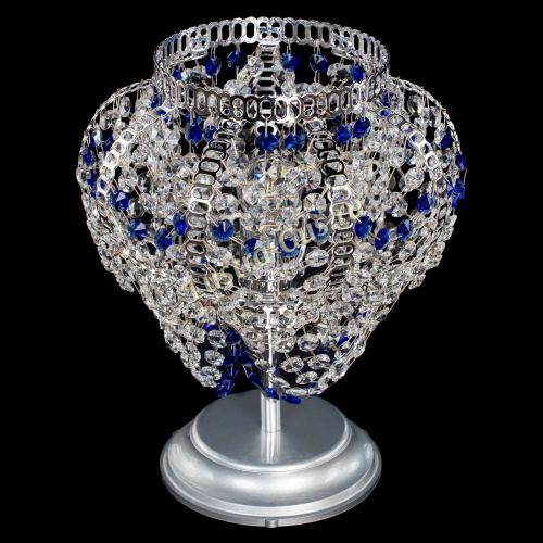 Настольная лампа Альфа №1 синяя в Кирове Гусь Хрустальный