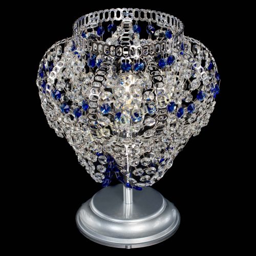 Настольная лампа Альфа №1 синяя в Кирове Гусь Хрустальный