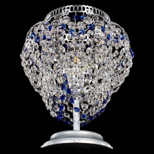 Настольная лампа Альфа №1 синяя в Кирове Гусь Хрустальный