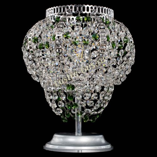 Настольная лампа Альфа №1 зеленая в Кирове Гусь Хрустальный