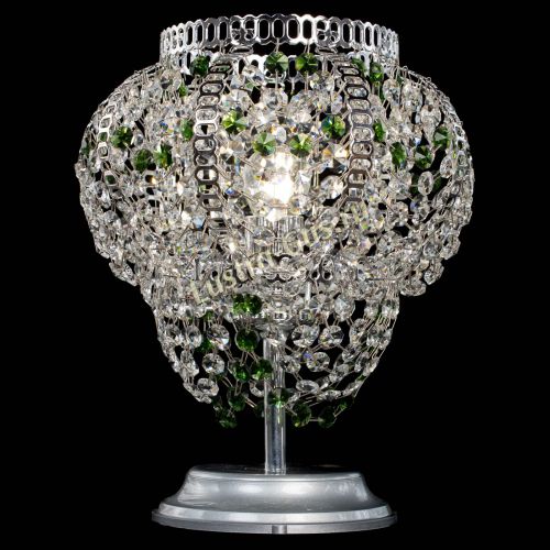 Настольная лампа Альфа №1 зеленая в Кирове Гусь Хрустальный