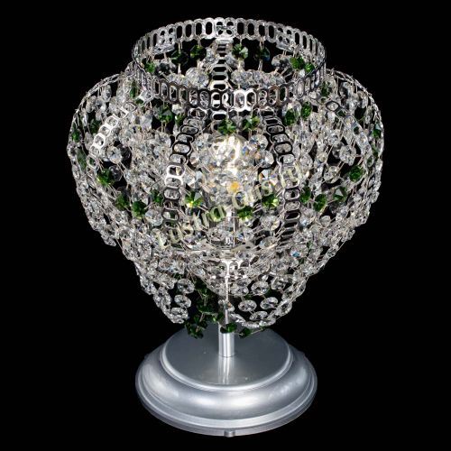 Настольная лампа Альфа №1 зеленая в Кирове Гусь Хрустальный