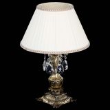 Бронзовая настольная лампа Антик №1 Баден с абажуром в Кирове