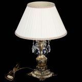 Бронзовая настольная лампа Антик №1 Баден с абажуром в Кирове