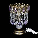 Настольная лампа Астра №1 под бронзу Фиолетовая в Кирове