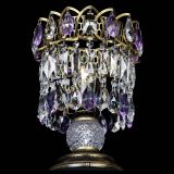 Настольная лампа Астра №1 под бронзу Фиолетовая в Кирове