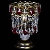 Настольная лампа Астра №1 под бронзу Красная в Кирове