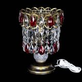 Настольная лампа Астра №1 под бронзу Красная в Кирове