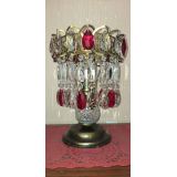 Настольная лампа Астра №1 под бронзу Красная в Кирове