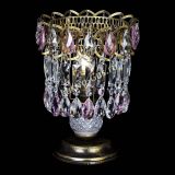 Настольная лампа Астра №1 под бронзу Розовая в Кирове