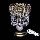 Настольная лампа Астра №1 под бронзу Розовая в Кирове