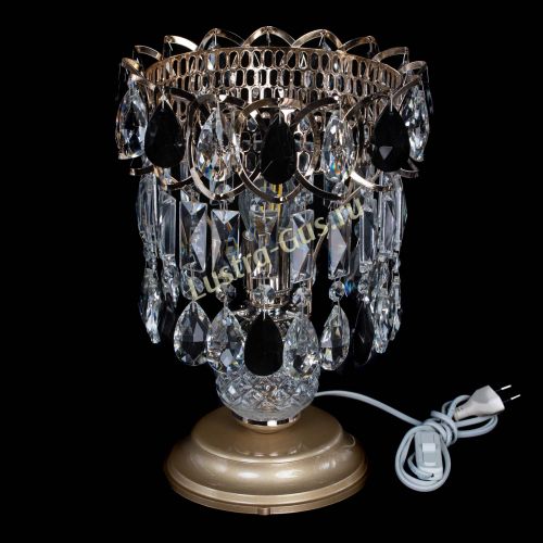 Настольная лампа Астра №1 черная в Кирове Гусь Хрустальный