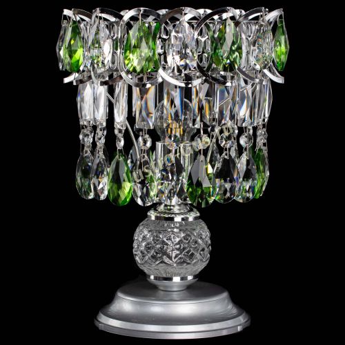 Настольная лампа Астра №1 зеленая в Кирове Гусь Хрустальный