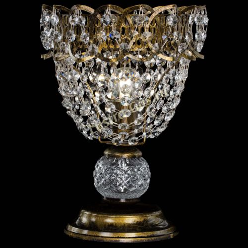 Настольная лампа Астра ажур №1 под бронзу в Кирове Гусь Хрустальный