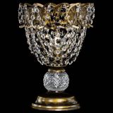 Настольная лампа Астра ажур №1 под бронзу Черная в Кирове