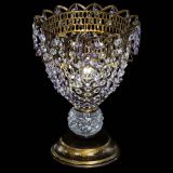 Настольная лампа Астра ажур №1 под бронзу Фиолетовая в Кирове