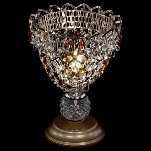 Настольная лампа Астра ажур №1 в Кирове Гусь Хрустальный