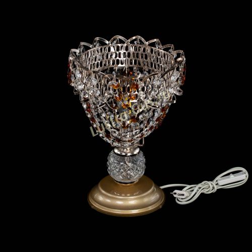 Настольная лампа Астра ажур №1 в Кирове Гусь Хрустальный