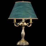 Бронзовая настольная лампа Аврора №3 с абажуром в Кирове