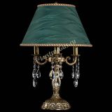 Бронзовая настольная лампа Аврора №3 Журавлик с абажуром в Кирове