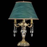 Бронзовая настольная лампа Аврора №3 Журавлик с абажуром в Кирове