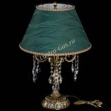 Бронзовая настольная лампа Аврора №3 Журавлик с абажуром в Кирове