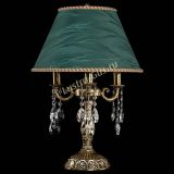 Бронзовая настольная лампа Аврора №3 Звездочка с абажуром в Кирове