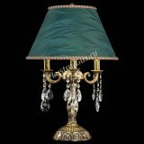 Бронзовая настольная лампа Аврора №3 Звездочка с абажуром в Кирове