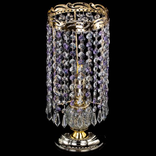 Настольная лампа Диана Карандаш фиолетовая в Кирове Гусь Хрустальный