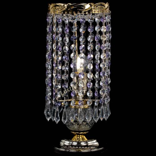 Настольная лампа Диана Карандаш фиолетовая в Кирове Гусь Хрустальный