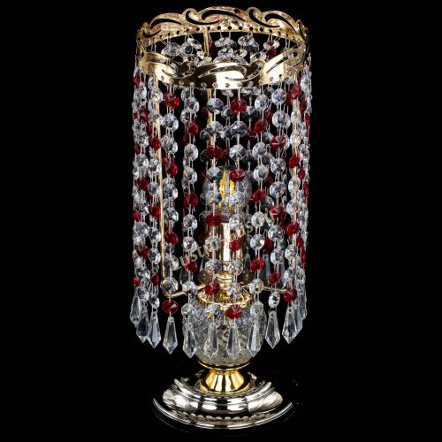 Настольная лампа Диана Карандаш красная в Кирове Гусь Хрустальный