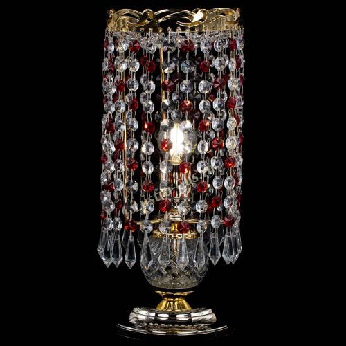 Настольная лампа Диана Карандаш красная в Кирове Гусь Хрустальный